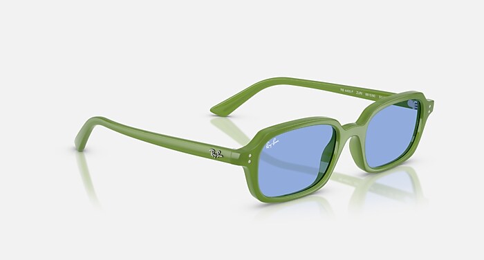 ZURI BIO-BASED Sunglasses in Cloudy Jungle Green and Blue