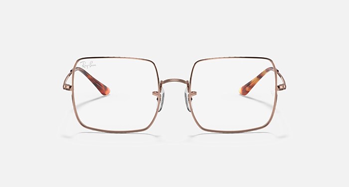 レイバン公式ストア】 Ray-Ban® SQUARE 1971 OPTICS メガネ | カッパー