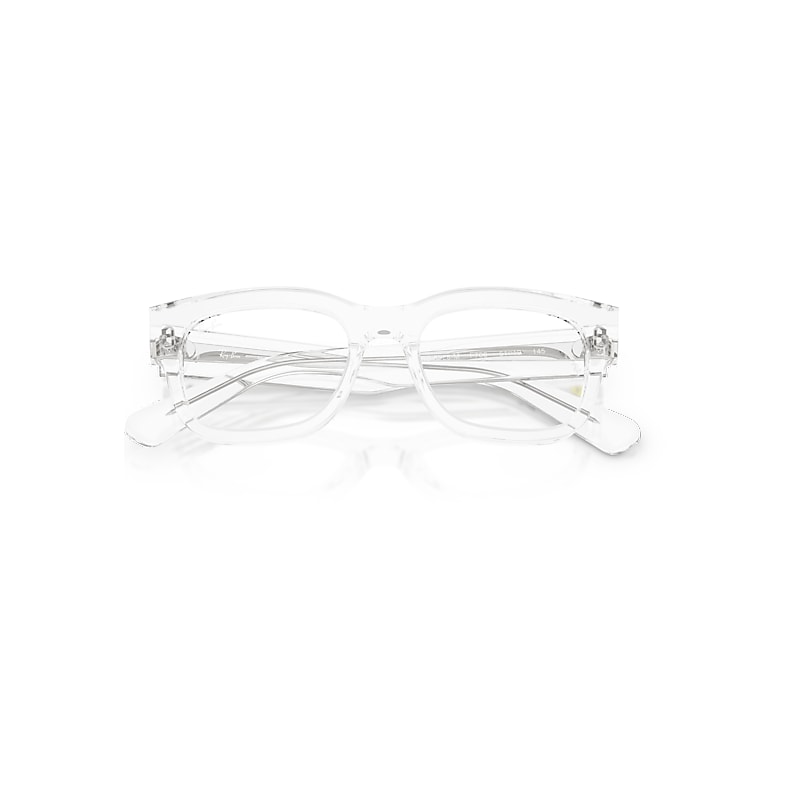 Ray-Ban Rb5528m Optics Scuderia Ferrari Collection Optical Transparent Frame Clear Lenses Polarized 51-19