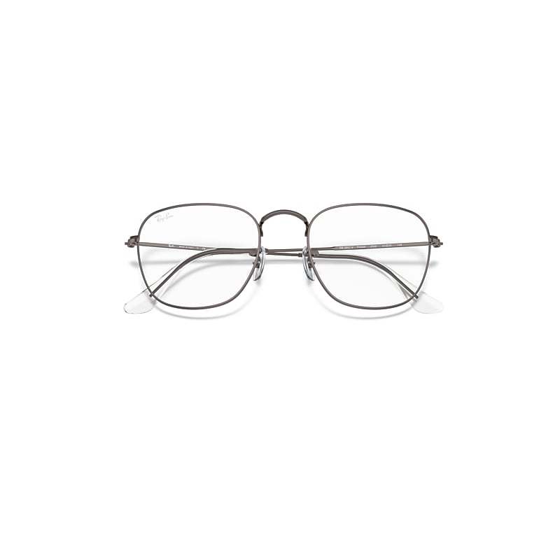 Ray-Ban Frank Optics Eyeglasses Gunmetal Frame Clear Lenses Polarized 51-20
