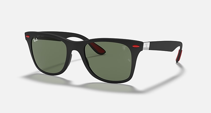 FERRARI WAYFARER LITEFORCE BLACK POLARIZADO