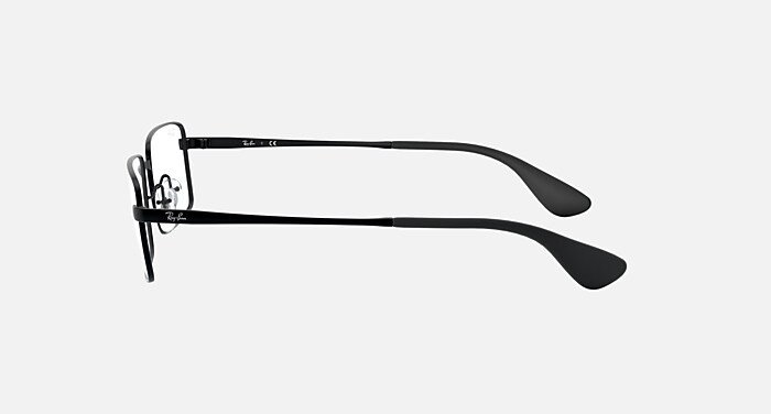 RB6337M Polarized Eyeglasses with Black and Clear (55-16