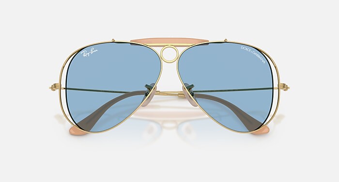 THE SHOOTER BY DOLCE&GABBANA Sunglasses in Arista Gold and Light