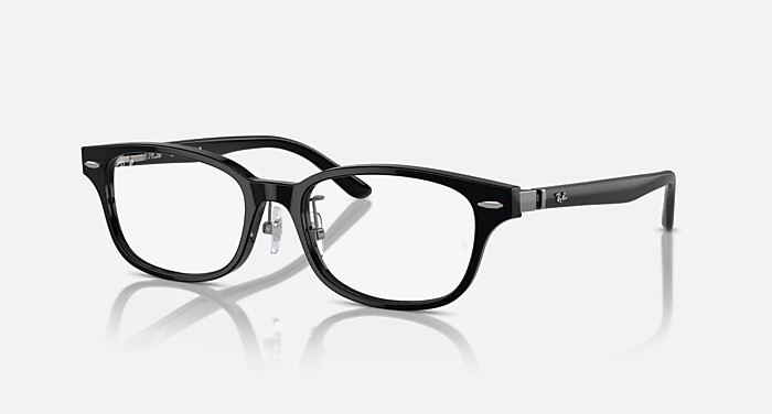 RB5427D OPTICS メガネ ブラック と クリア (53-18) - RB5427D