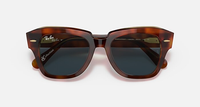 STATE STREET @COLLECTION Sunglasses in Havana On Transparent 