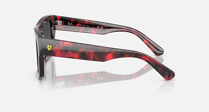 RB2217M SCUDERIA FERRARI COLLECTION Sunglasses in Red Havana and