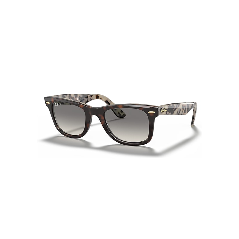 Ray-Ban Original Wayfarer @collection Gafas De Sol Carey Montura Gris Lentes Polarizado 50-22