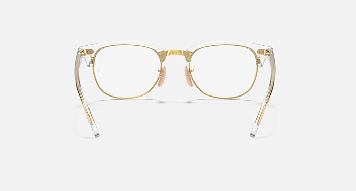 CLUBMASTER OPTICS Eyeglasses with Transparent Frame - RB5154 | Ray
