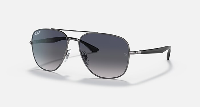 AVIATOR METAL II ポラライズド（偏光） サングラス ガンメタル と