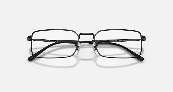 RB6557 OPTICS Eyeglasses with Black and Bio Demo Lens (56-19