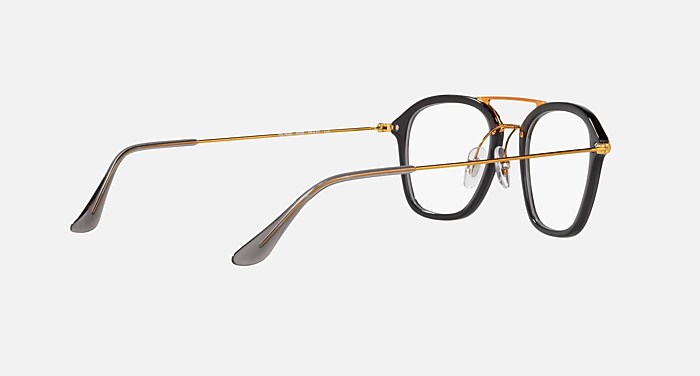 RB7098 Polarized Eyeglasses with Grey and Clear (50-21) - RB7098