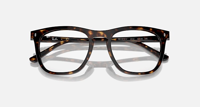 RB2210V OPTICS Eyeglasses with Havana and Clear (51-21) - RB2210V