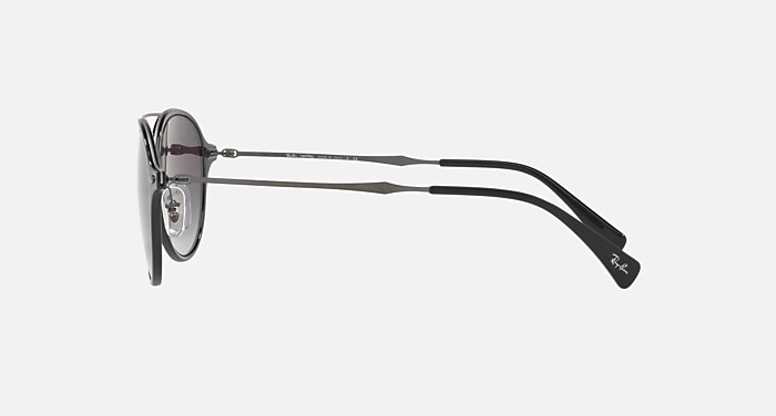 RB4287 Sunglasses in Black and Grey Gradient (55-22) - RB4287