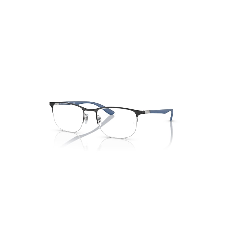 Ray-Ban Eyeglasses Unisex Rb6513 Optics - Sand Light Blue Frame Clear Lenses Polarized 53-20