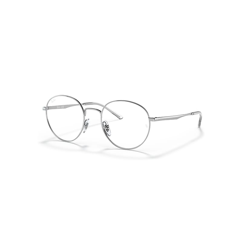Ray-Ban Eyeglasses Unisex Rb3681 Optics - Silver Frame Clear Lenses 48-20