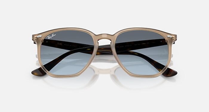 RB4306 Sunglasses in Turtledove and Blue Gradient Grey (54-19