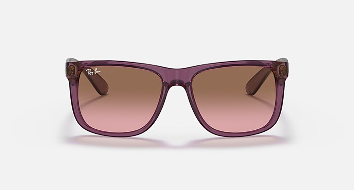 JUSTIN CLASSIC サングラス トランスペアレントバイオレット と ピンク