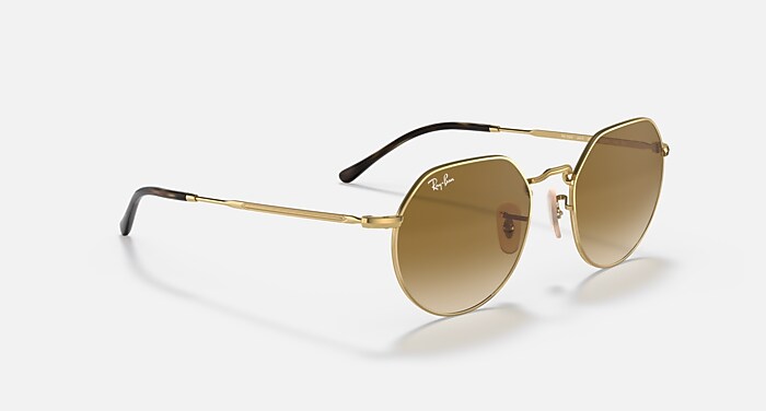 JACK Sunglasses in Arista Gold and Brown - RB3565 | Ray-Ban® US