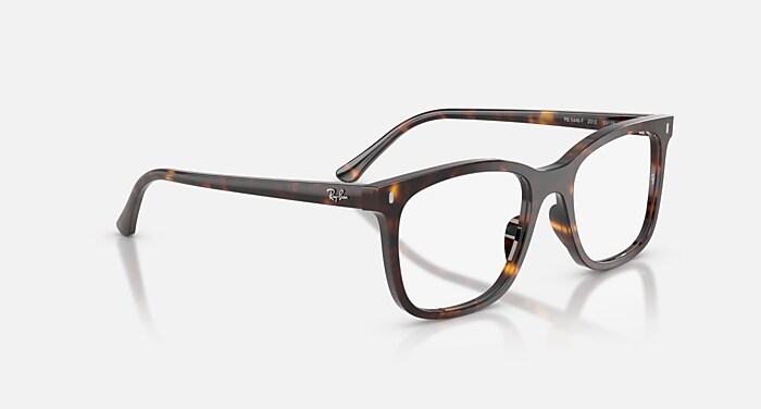 RB5446 OPTICS Eyeglasses with Havana and Clear (53-19) - RB5446F