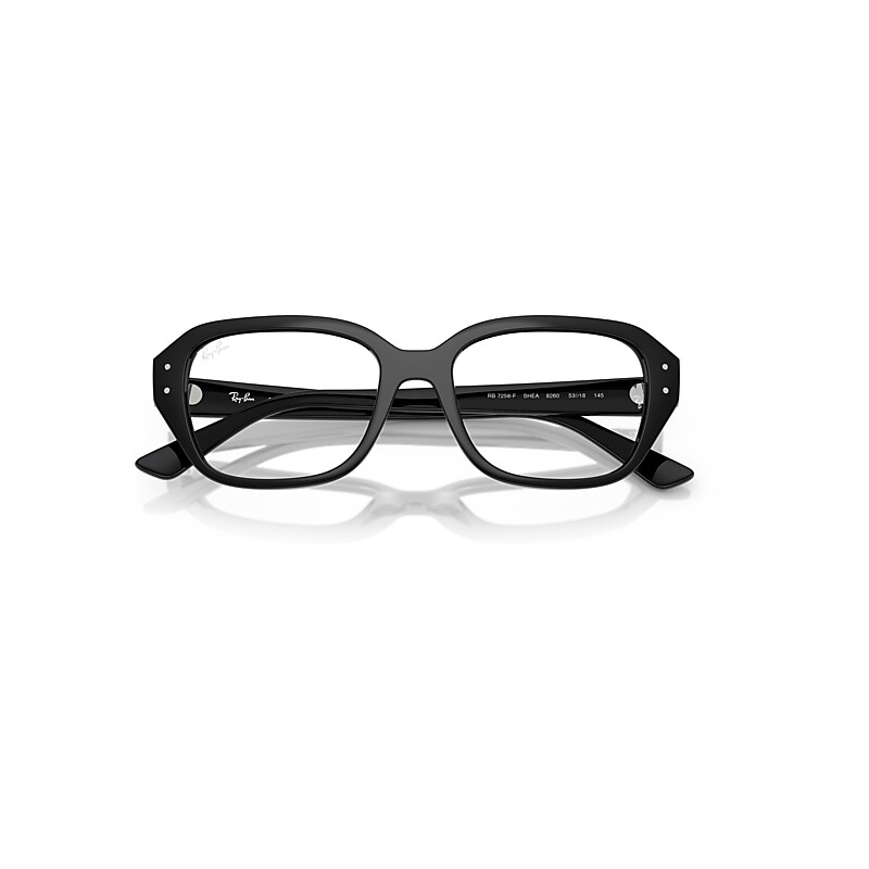Ray-Ban Shea Optics Bio-based Optical Black Frame Clear Lenses Polarized 51-18