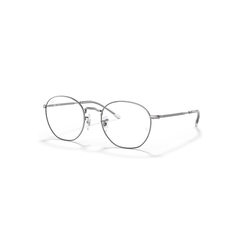 Ray-Ban Eyeglasses Unisex Rob Optics - Gunmetal Frame Clear Lenses Polarized 52-20