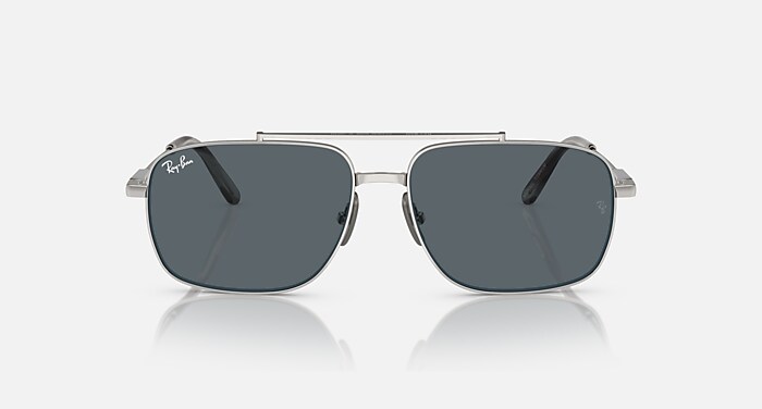 MICHAEL TITANIUM Sunglasses in Silver and Blue (59-15) - RB8096