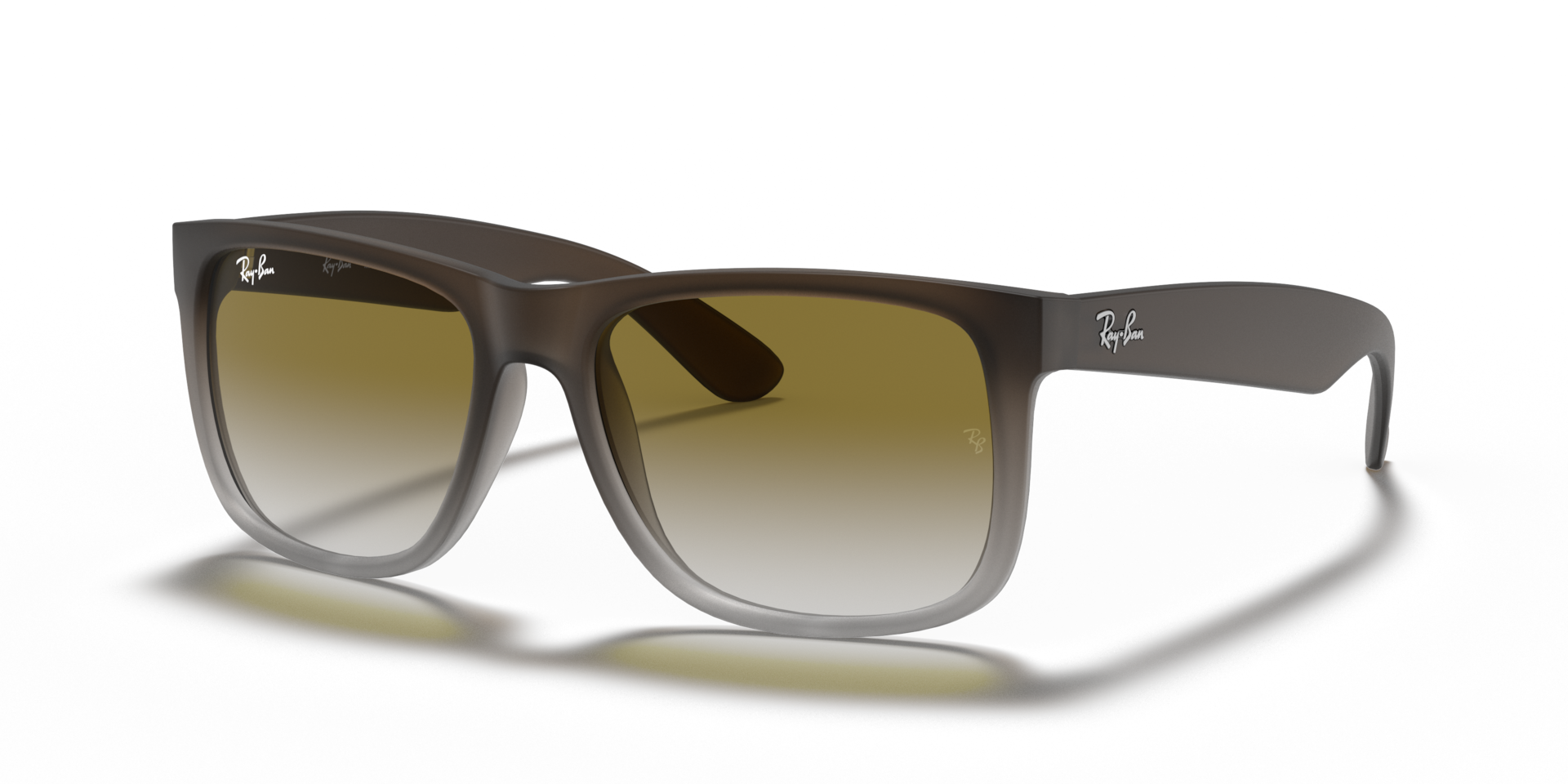 Ray-Ban Justin Classic Lunettes De Soleil - Monture Brun Verres Vert 51-16 118 €