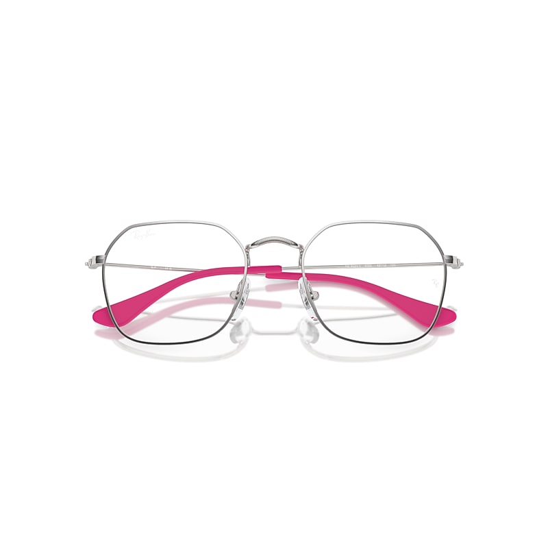 Ray-Ban Rb9594v Optics Kids Optical Silver Frame Clear Lenses Polarized 45-19