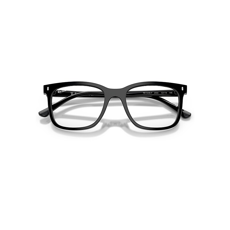 Ray-Ban Rb5446 Optics Optical Black Frame Clear Lenses Polarized 51-19