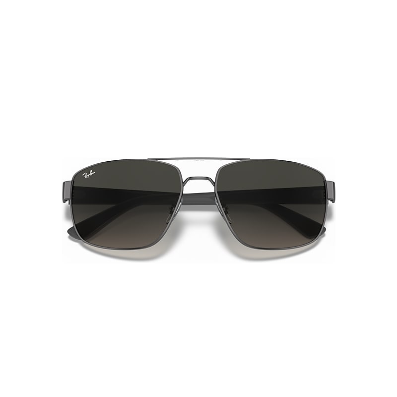 Ray-Ban Rb3663 Sunglasses Gunmetal Frame Grey Lenses 60-17
