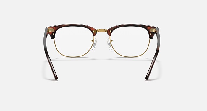 CLUBMASTER OPTICS Eyeglasses with Mock Tortoise and Clear (49-21
