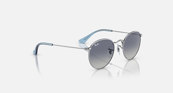 レイバン公式ストア】 Ray-Ban® ROUND KIDS サングラス | シルバー X 