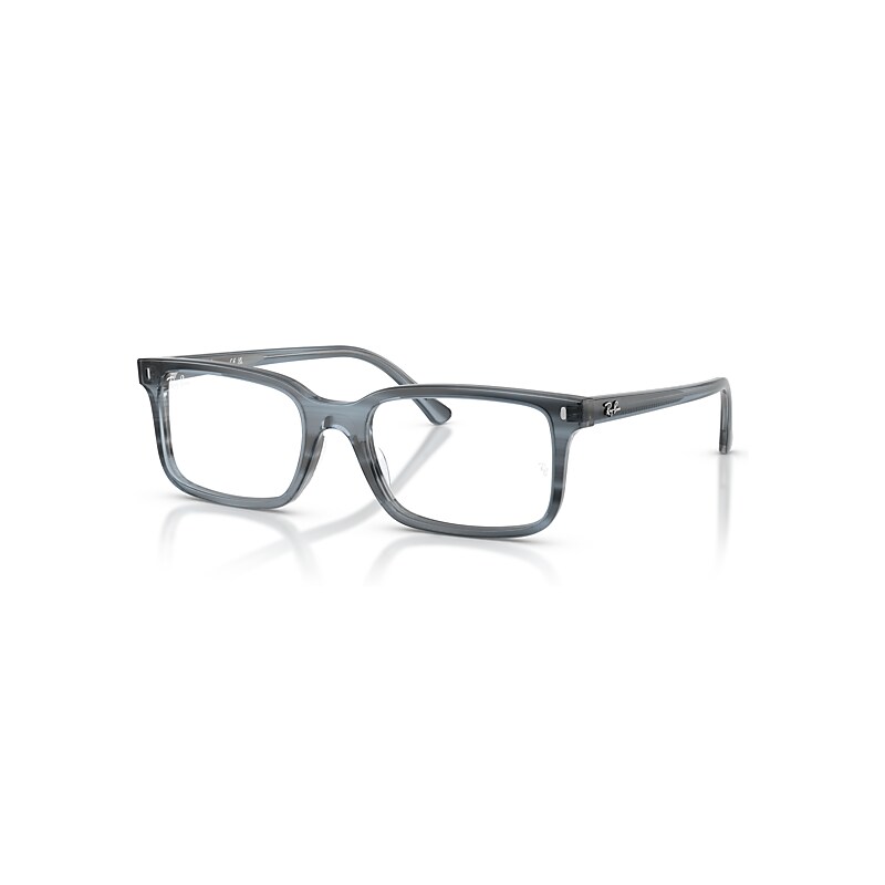 Ray-Ban  Blau Gestreift Fassung Klar Glas Polarisiert 52-19, RB5445