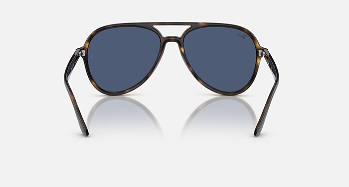 RB4376 Sunglasses in Havana and Dark Blue (57-16) - RB4376F | Ray