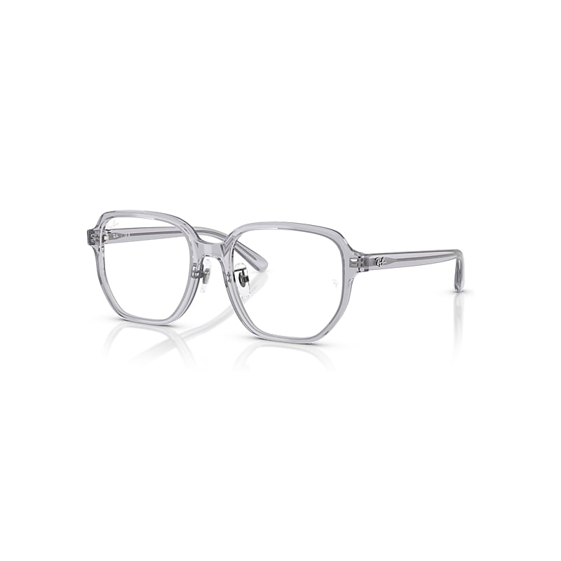 Ray-Ban Eyeglasses   Optics - Transparent Grey Frame Clear Lenses Polarized 54-19, RB5424D