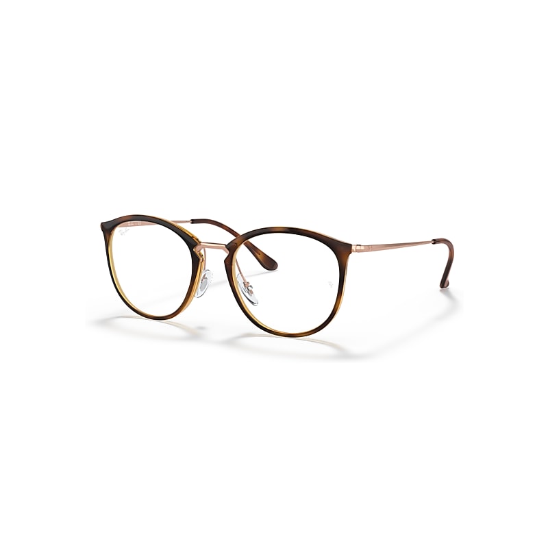 Ray-Ban Eyeglasses Women's  Optics - Bronze-Copper Frame Clear Lenses 51-20, RB7140