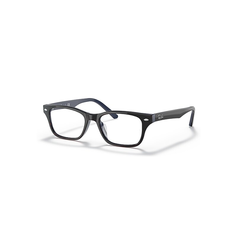 Ray-Ban Eyeglasses Unisex Rb5345d Optics - Brown Frame Clear Lenses 53-18