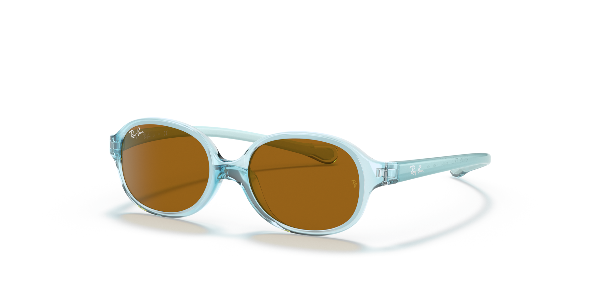 Ray-Ban Rb9187s Kids Lunettes De Soleil - Monture Bleu Verres Brun 43-14 75 €