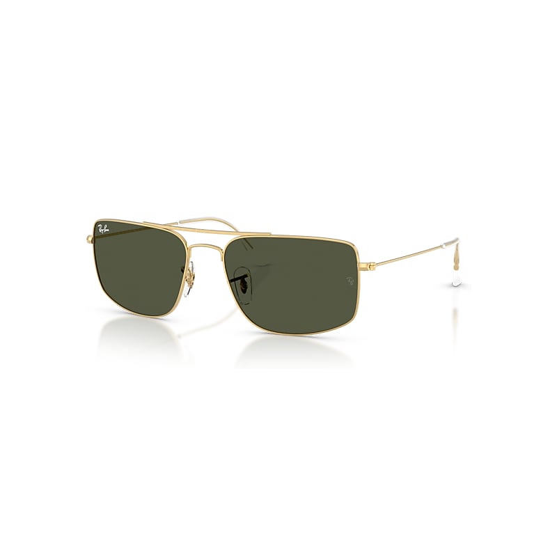 Ray-Ban Sunglasses  Explorer Iii - Arista Gold Frame Green Lenses 56-18, RB3779