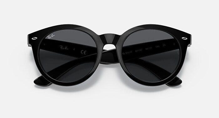 レイバン RB4261D オーバルサングラス 55□21 145 RB4261D Sunglasses in Black and Grey (55-21) - RB4261D | Ray-Ban
