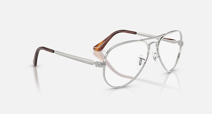 AVIATOR MAX OPTICS Eyeglasses with Silver Frame - RB3925V | Ray