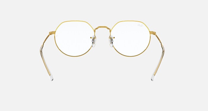 JACK OPTICS メガネ ゴールド と クリア (53-20) - RB6465F