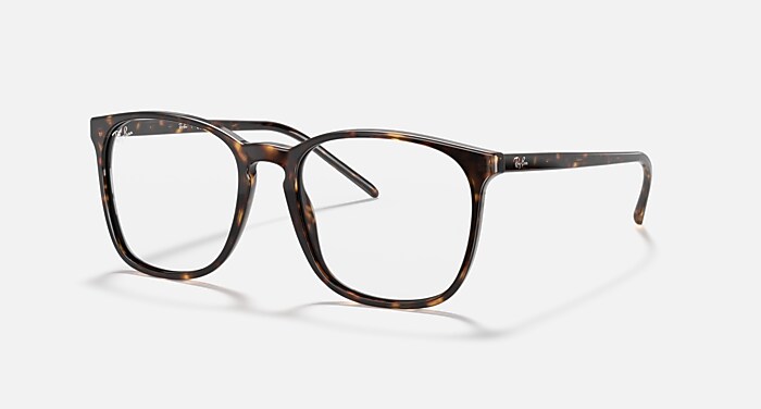 RB7185 Polarized Eyeglasses with Black and Clear (50-18) - RB7185