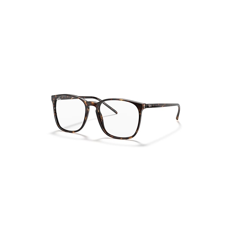 Ray - Ban Unisex Rx5387 2012 Optical Frames Acetate Turtle Transparent Squared Normal - Image 7