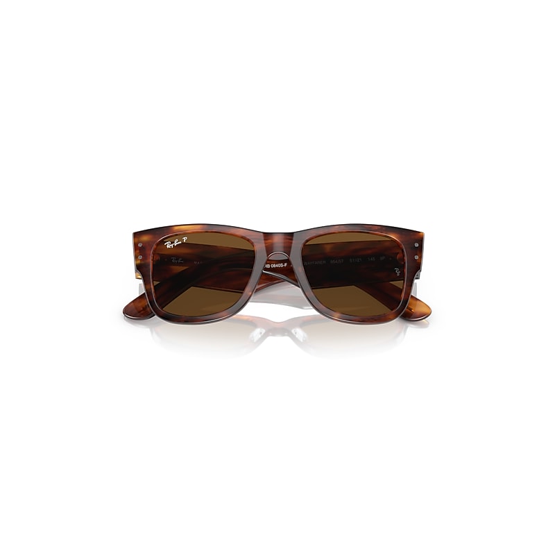 Ray-Ban RB0840SF Mega Wayfarer Asian Fit 954/57 Men's Sunglasses Tortoiseshell Size 52