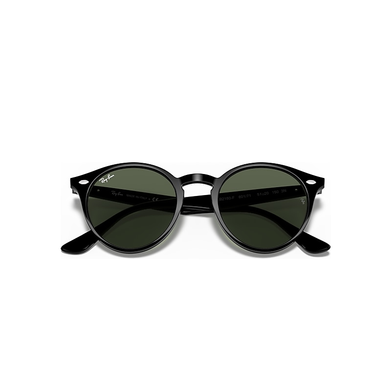 Ray-Ban RB2180F Highstreet Asian Fit 601/71 Men's Sunglasses Black Size 49