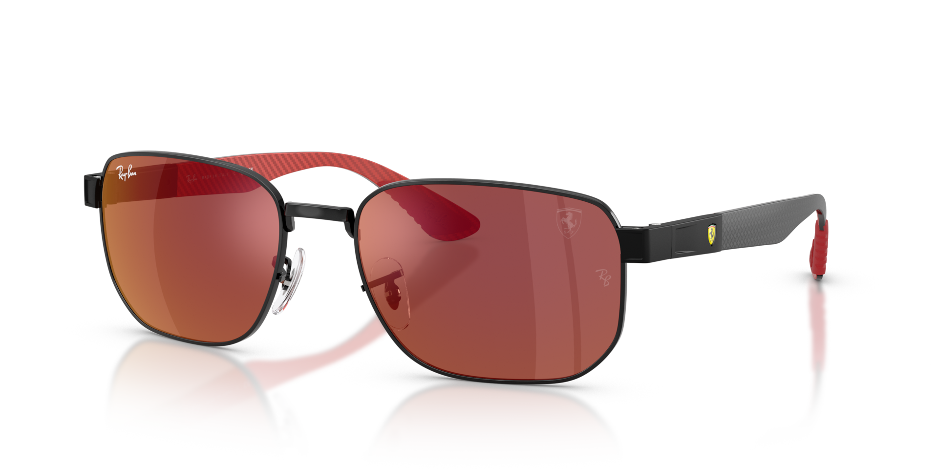 RB8329M SCUDERIA FERRARI COLLECTION Sunglasses in Black and Brown