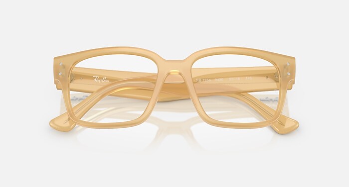 LAURENE OPTICS BIO-BASED Eyeglasses with Transparent Beige  display picture 1