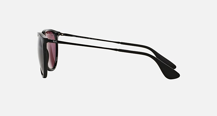 ERIKA CLASSIC Polarized Sunglasses in Black and Polarized Violet