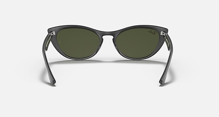NINA Sunglasses in Black and G-15 Green - RB4314N | Ray-Ban® US display picture 3